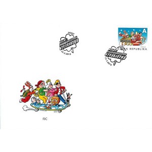 1030-1031 FDC (série) - 50 let Čtyřlístku