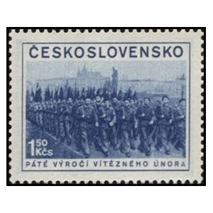 0704-706 (série) - 5. výročí Února 1948
