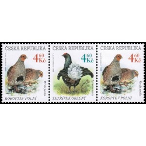 0179-0180 (3blok) - Koroptev + tetřívek + koroptev
