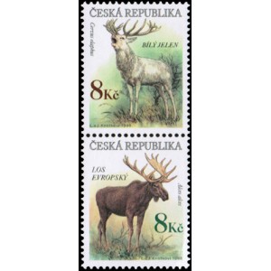 0181-0182 (2blok svisle) - Jelen + los