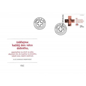 1053 FDC - 100. výročí založení Československého červeného kříže