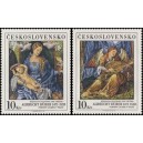 2892-2893 (série) - Albrecht Dürer (1471-1528): Růžencová slavnost﻿
