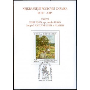 AČP12 - Anketa o nejkrásnější poštovní známku 2005