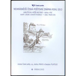 AČP20 - Anketa o nejkrásnější poštovní známku 2013