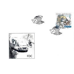 1070 FDC - EUROPA: Poštovní cesty
