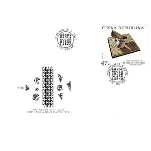 1073 FDC - Jiří Kolář: Objekt
