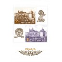 1100-1101A (aršík) - Pražské motivy: Hradčany