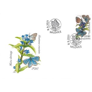 1126-1129 (série FDC) - Ochrana přírody: Milovice