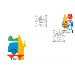 1163 FDC - Generální konference mezinárodní rady muzeí ICOM v Praze