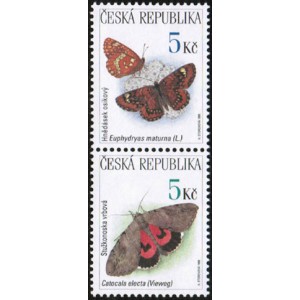 0212-0211 (2blok svisle) - Hnědásek + stužkonoska