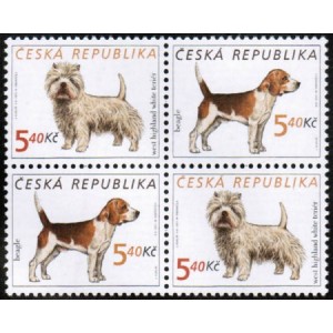 0298-0299 (4blok) - Psi: Terier + Beagle