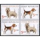 0298-0299 (4blok) - Psi: Terier + Beagle