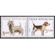 0298-0299 (2blok) - Psi: Terier + Beagle