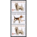 0298-0299 (3blok svisle) - Psi: Terier + Beagle + Terier