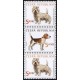 0298-0299 (3blok svisle) - Psi: Terier + Beagle + Terier