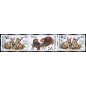 0300-0301 (3blok) - Zvířata v ZOO: Fenek + Panda + Fenek