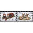 0300-0301 (2blok) - Zvířata v ZOO: Panda + Fenek