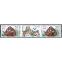 0302-0303 (3blok) - Zvířata v ZOO: Orangutan + Tygr + Orangutan