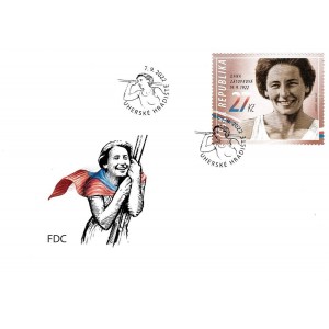 1171-1172 (série FDC) - Emil Zátopek a Dana Zátopková