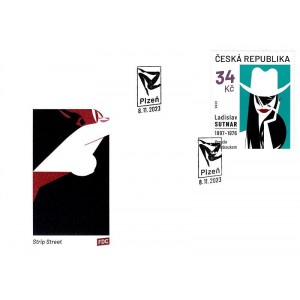 1237 FDC - Ladislav Sutnar: Venuše s kloboukem