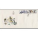 2847-2850 FDC - Pražské fontány - Praga 88