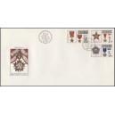 2780-2784 FDC - Československá státní vyznamenání