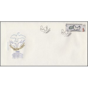 2730 FDC - OSN - Mezinárodní rok míru
