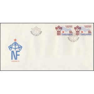 2740 FDC - Volební program Národní fronty