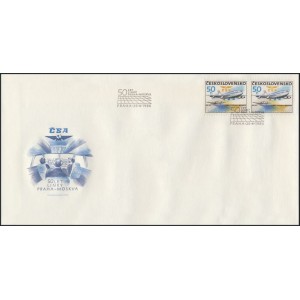 2743 FDC - 50 let linky Praha - Moskva