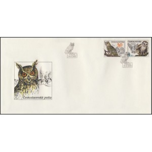 2758-2762 (série FDC) - Ochrana přírody - ptactvo