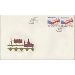 2627 FDC - 15. výročí československé federace