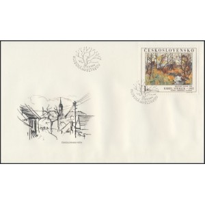 2672-2676 (série FDC) - Umění 1984