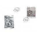 1262 FDC - Johann Elias Ridinger: Hon na zajíce