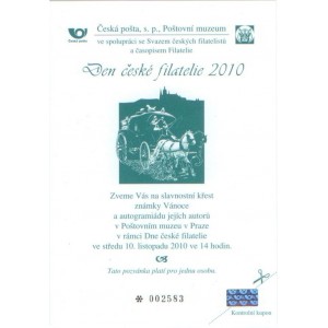 PPM8 - Den české filatelie 2010