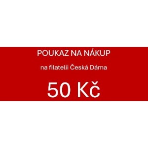 Dárkový poukaz na 50 Kč