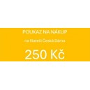 Dárkový poukaz na 250 Kč