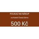 Dárkový poukaz na 500 Kč