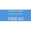 Dárkový poukaz na 1000 Kč