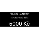 Dárkový poukaz na 5000 Kč