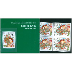 ZZ045 - Lidové zvyky - Velikonoční známka