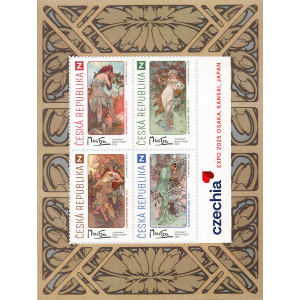1314-1317A (aršík) - EXPO Ósaka 2025: A. Mucha