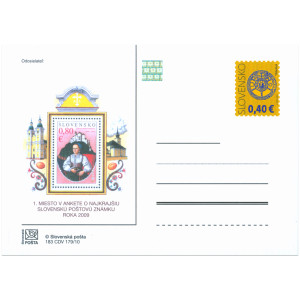 183 CDV 179/10 - Anketa o nejkrásnější známku roku 2009