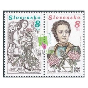 0089-90 (spojka 90+89) - EUROPA: Izabela Textorisová - portét a dílo
