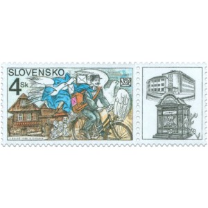 0168 KP - Den poštovní známky - Historie pošty
