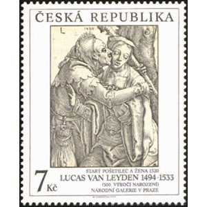 0057-59 (série) - Umělecká díla na známkách