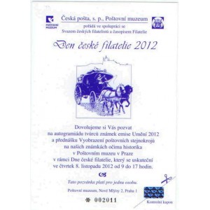 PPM11 - Den české filatelie 2012