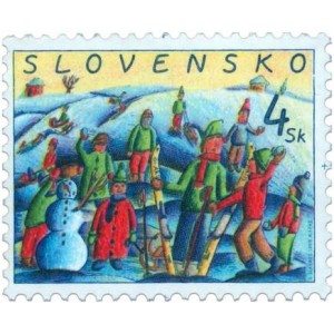 0194 - Vánoce 1999 - Zima a zimní radovánky