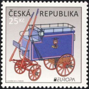 0762 - EUROPA - poštovní dopravní prostředky