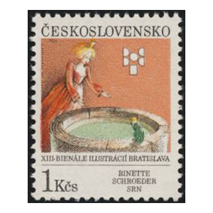 2985-2986 (série) - XIII. Bienále ilustrací Bratislava 1991