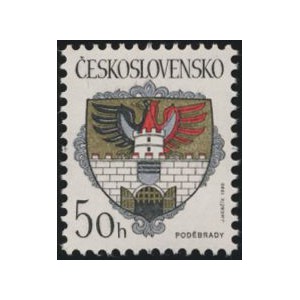 2934-2937 (série) - Znaky československých měst